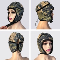 Casque à coque souple réglable pour gardien de but Casque en mousse EVA pour football rugby