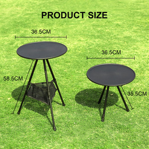 Portable Outdoor Side <strong>Table</strong> , Ultra-Light <strong>Small</strong> Folding <strong>Camping</strong> <strong>Table</strong>, Adjustable Height, Suitable for Travel, <strong>Camping</strong> - Product Image 3
