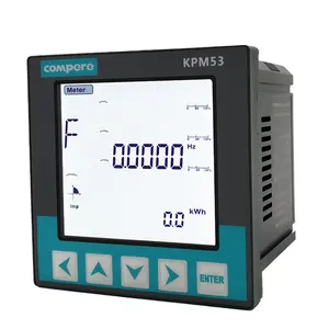 96*96mm RS485 Modbus RTU con transformador de corriente 5A CT conectar panel de potencia multifunción medidor de energía trifásico