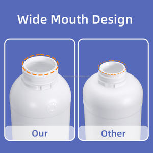 Bouteille d'eau en HDPE Easy Pour avec valve d'aération, emballage laitier résistant aux chutes en matériau HDPE. - Product Image 4