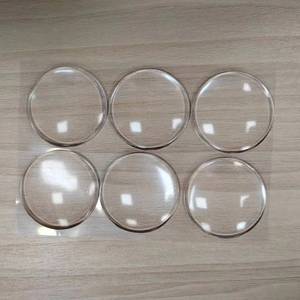 Türgriff-Stoßfänger Selbstklebender Türknauf-Wandschutz 6 Stück Runder Gummi Unsichtbarer Türstopper Dollarzeichen Wandschutz - Product Image 4