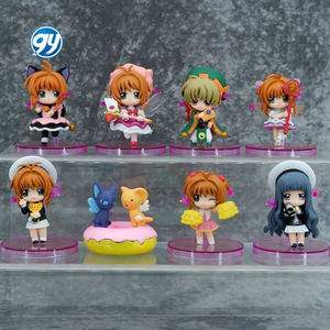 การ์ดแคปเตอร์ ซากุระ 8 แบบ รุ่น Q คิโนโมโตะ ซากุระ ฟิกเกอร์สาวน้อยเวทมนตร์ ของตกแต่งหน้าเค้ก โมเดล ของสะสม ของขวัญ - Product Image 4