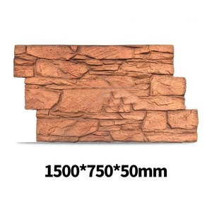 Décoration intérieure et extérieure de la maison Pierre de culture naturelle d'extérieur chaude Pierre champignon Panneaux muraux en pierre polyuréthane PU - Product Image 5