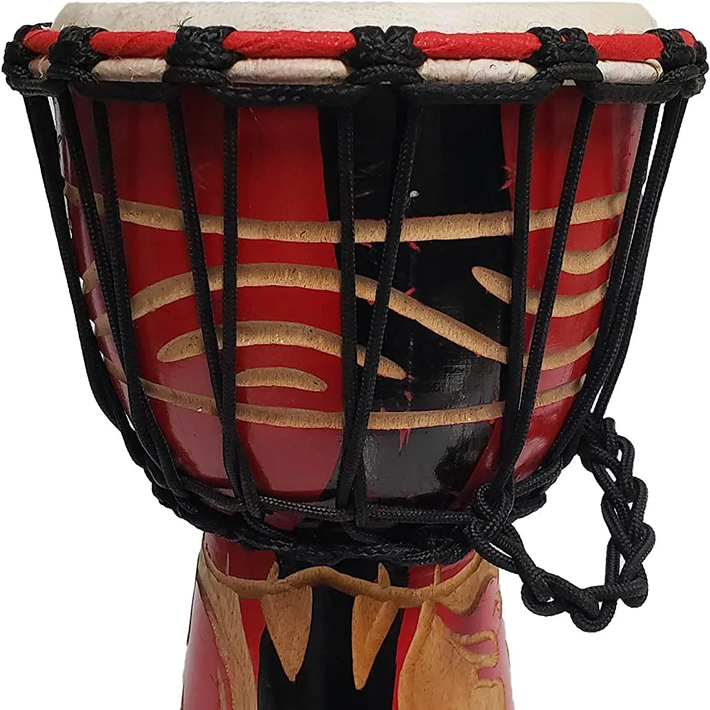 Montessori trẻ em của Bộ gõ giáo dục DJEMBE chuyên nghiệp Châu Phi Bộ gõ trống djembes Ghana trống cho trẻ em chơi