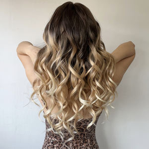 Smilco HD t-şekilli ön dantel sentetik bayan peruk kapatma Futura Fiber peruk kadınlar için SM9035 - Product Image 2