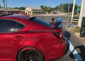 Alerón trasero de fibra de carbono IS250 estilo <span class=keywords><strong>SRD</strong></span> para Lexus IS250 IS350 SEDAN IS250 IS350 ISF Spoiler 08-13 - Product Image 6
