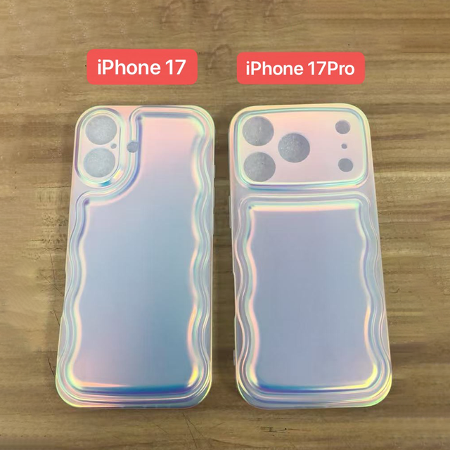 New Luxury TPU Holographic Protective Cover IPhone17 16 15 11 Pro Max Rainbow Electroplated Chameleon Phone Case Shockproof