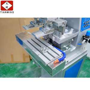 Semi-automatic Two <b>Color</b> Pad <b>Printer</b> with Shuttle Machine for <b>Paper</b> Label Tube Printing-New - Product Image 3
