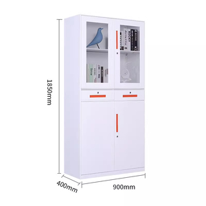 Archivador Modular <span class=keywords><strong>de</strong></span> Acero Ecológico <span class=keywords><strong>de</strong></span> Diseño Moderno con Cerradura <span class=keywords><strong>de</strong></span> Llave, Desmontable y Ensamblable para Almacenamiento en Oficinas, Escuelas y Hoteles - Product Image 3