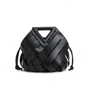 Nuevo Bolso de Mano Magnético con Cierre de Clip, Bolso de Mujer a la Moda, Bolso Tejido con Clip, Bolso Bandolera de Gran Capacidad para Damas - Product Image 5