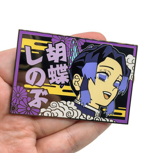 Broche de samurái de fantasía, pin de anime de metal esmaltado a granel, insignia para bolsa o mochila, regalo - Product Image 1