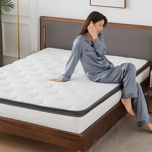 12 inch OEM Mattress Smart Box Spring Hotel Bed King Size Mattress Pocket Coil Spring Mattress Roll Up Packing In A Box