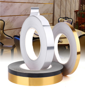 Pita Perekat Serbaguna Berbahan Foil Emas Perak Tahan Air untuk Dekorasi Dinding Lantai Furnitur Desain Interior - Product Image 6