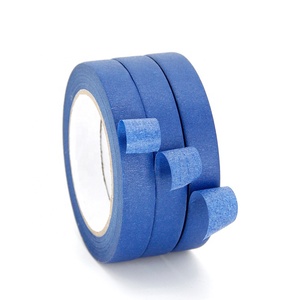 Ruban de papier de masquage adhésif en caoutchouc simple face de couleur bleue pour les peintres intérieurs et extérieurs sensibles à la pression - Product Image 5