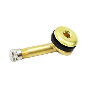 MVB520 Metal Valve Stems For Motorcycle Scooter Clamp-in Tubeless Tire Valve For Wheel Rim Hole