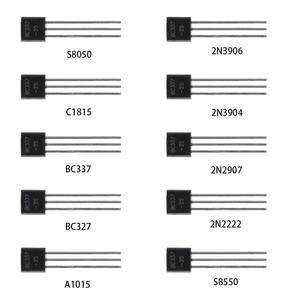 1900pcs Mega Electronic Component Kit Assortment, Capacitors, Resistors, LED, Transistors, <strong>Diodes</strong>, 1n270 <strong>Germanium</strong>, DC Jacks - Product Image 5
