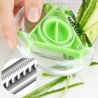 Hot Sale 3-In-1 Roestvrijstalen Roterende Groente & Fruitschiller Multifunctioneel Magisch Trio Met Drievoudige Bladen
