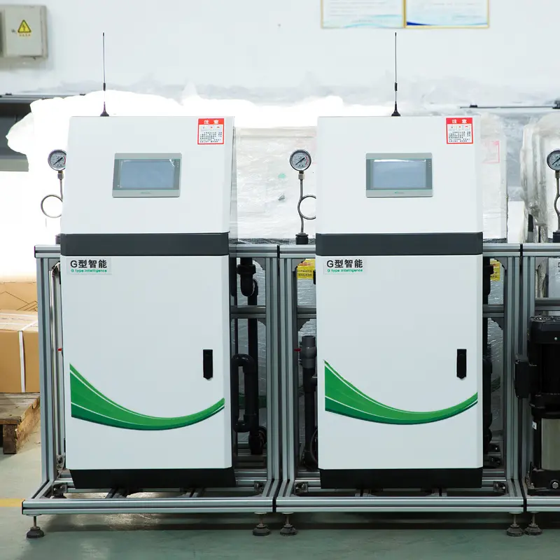 Automatic three-channel intelligent water and fertilizer machine