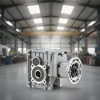 Réducteur à vis sans fin horizontal triphasé 38 kW entraîné par moteur avec roue à vis sans fin et vis sans fin, personnalisable ODM, rapport 1:1, 5 CV