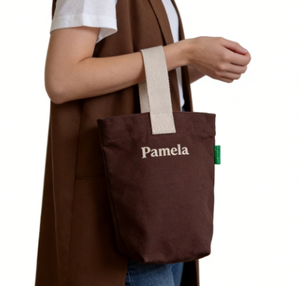 Bolsa de Lona Reutilizable Extra Grande Ecológica con Cremallera y Logotipo Personalizado, Diseño Sencillo para Compras y Viajes - Product Image 1