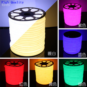 Tira de luces <span class=keywords><strong>led</strong></span> de neón redondas, iluminación de 360 grados, resistente al agua, <span class=keywords><strong>ip68</strong></span>, rgb, para exteriores - Product Image 5