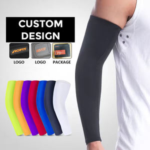 Bán buôn spandex thể thao chạy đi xe đạp cánh tay tập thể dục nén khuỷu tay tay áo Brace - Product Image 1