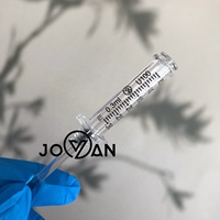 Pièces de rechange transparentes jetables en plastique de 0.3ml pour applications corporelles de 15g pour produits de beauté et de soins personnels