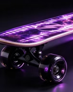 New Luxury Purple LED Light Up Skateboard - Product Image 3