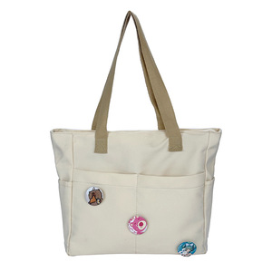 Nuevo Bolso de Hombro de Lona Multifuncional y Moderno con Asa de Mano y Cierre de Cremallera - Product Image 1