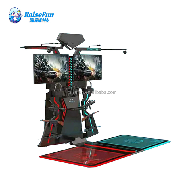 RaiseFun Interactive VR Shooting Arcade Simulator Machine Designed for Commercial VR Arena and Indoor Amusement Operations