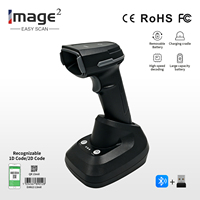Lecteur de codes-barres sans fil HC-880BT 1D 2D, lecteur de codes QR portable, transmission longue distance pour la logistique