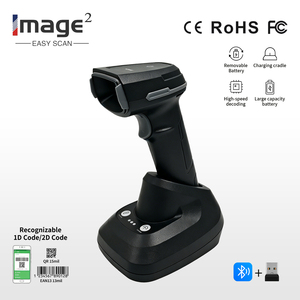 Lecteur de codes-barres sans fil HC-880BT 1D 2D, lecteur de codes QR portable, transmission longue distance pour la logistique - Product Image 1