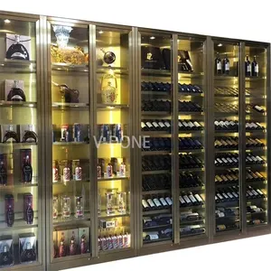 Poignée en métal pour les armoires à <span class=keywords><strong>vin</strong></span> et les armoires à <span class=keywords><strong>spiritueux</strong></span> pour le salon et l'hôtel - Product Image 2