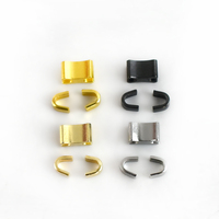 Meetee-Tapón de cremallera con forma de U para la cabeza, accesorios de reparación de extremo cerrado, ZA120 3 #5 #8 #10 #