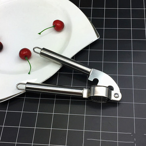 Stainless Steel Garlic Press Manual Kitchen Tool Durable <b>Herb</b> Spice <b>Grinder</b> - Product Image 3