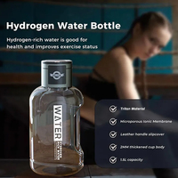 Bouilloire à eau hydrogénée 1,5 L, 2000 PPB, technologie SPE PEM, générateur d'eau hydrogénée portable, machine à eau hydrogénée, fabricant d'H2, CE, sans BPA