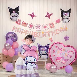 Colección de Ponis Mágicos |   Set de Globos Macaron de Alta Gama para Fondos de Cumpleaños de Ensueño LILIS - Product Image 4