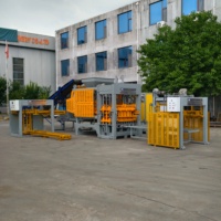 Machine à blocs de béton entièrement automatique 8-15 pour blocs creux et pavés