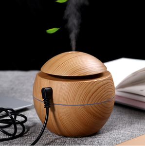 Humidificador difusor de Aroma de aire eléctrico madera ultrasónico 130ML humidificador de aire aceite esencial aromaterapia fabricante de niebla fría para el hogar - Product Image 4