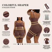 Vente en gros fabricant : Body sculptant intégral amincissant grande taille, sans couture, effet ventre plat, marque privée pour femmes