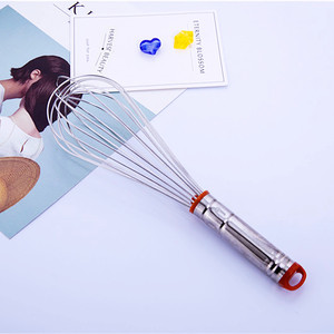 Stainless Steel Egg Beater Large Manual Whisk For Baking Stirring Kitchen Tool - Product Image 2