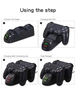 Support de charge rapide pour manette Playstation 4, charge rapide en 1,8 heure, étuis pour lecteur de jeux vidéo à distance