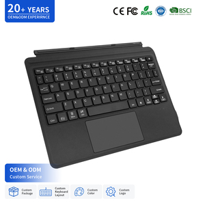 Teclado Táctil para <span class=keywords><strong>Microsoft</strong></span> <span class=keywords><strong>Surface</strong></span> <span class=keywords><strong>Go</strong></span> <span class=keywords><strong>2</strong></span> 3 4 <span class=keywords><strong>10.5</strong></span> Pulgadas, Teclado Inalámbrico Delgado para Tablet, Funda Portátil - Product Image 1