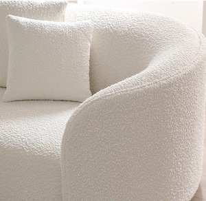 Ensemble de canapés classiques de luxe de style italien Tissu en cuir synthétique de haute qualité pour le salon Contemporain - Product Image 6