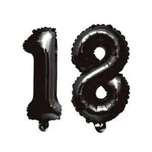 BONA 18日21日40日50歳の誕生日パーティーのテーマデコレーション3240インチフォイルナンバーバルーン