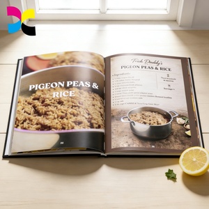 <span class=keywords><strong>Livre</strong></span> de cuisine personnalisé haut de gamme, écologique, couverture rigide, pour chefs, estampage à chaud doré, fabricant, vente en gros, services d'usine - Product Image 3