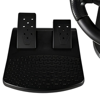 Volant de course et pédales originaux pour PC PS3 PS4 Jeu de course avec moteur vibrant Volant rotatif pour jeu de course