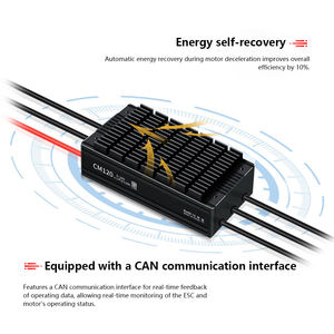 Controlador de Velocidad Electrónico (ESC) CM120 120A 5-18S IP67 Impermeable Sin Escobillas 500Hz con BEC para Drones Agrícolas y Repuestos de Modelos RC - Product Image 3