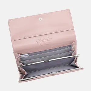 ODM OEM yeni varış 2024 sıcak satış toptan Pu deri özel logo çanta minimalist kart cüzdan kadın