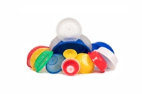 Bac en plastique robuste de grande taille, qualité industrielle, bac de mélange rond pour la transformation alimentaire, export international, best-seller